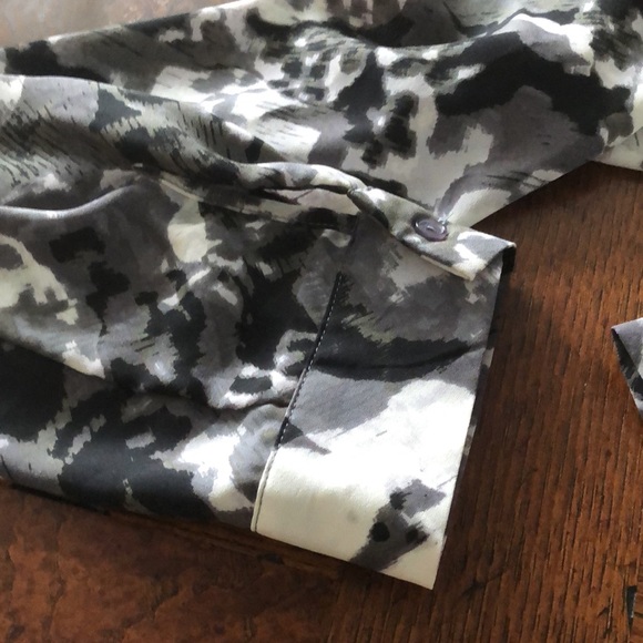 Blouse jacket investments  sz  PET MED black white - Picture 13 of 15